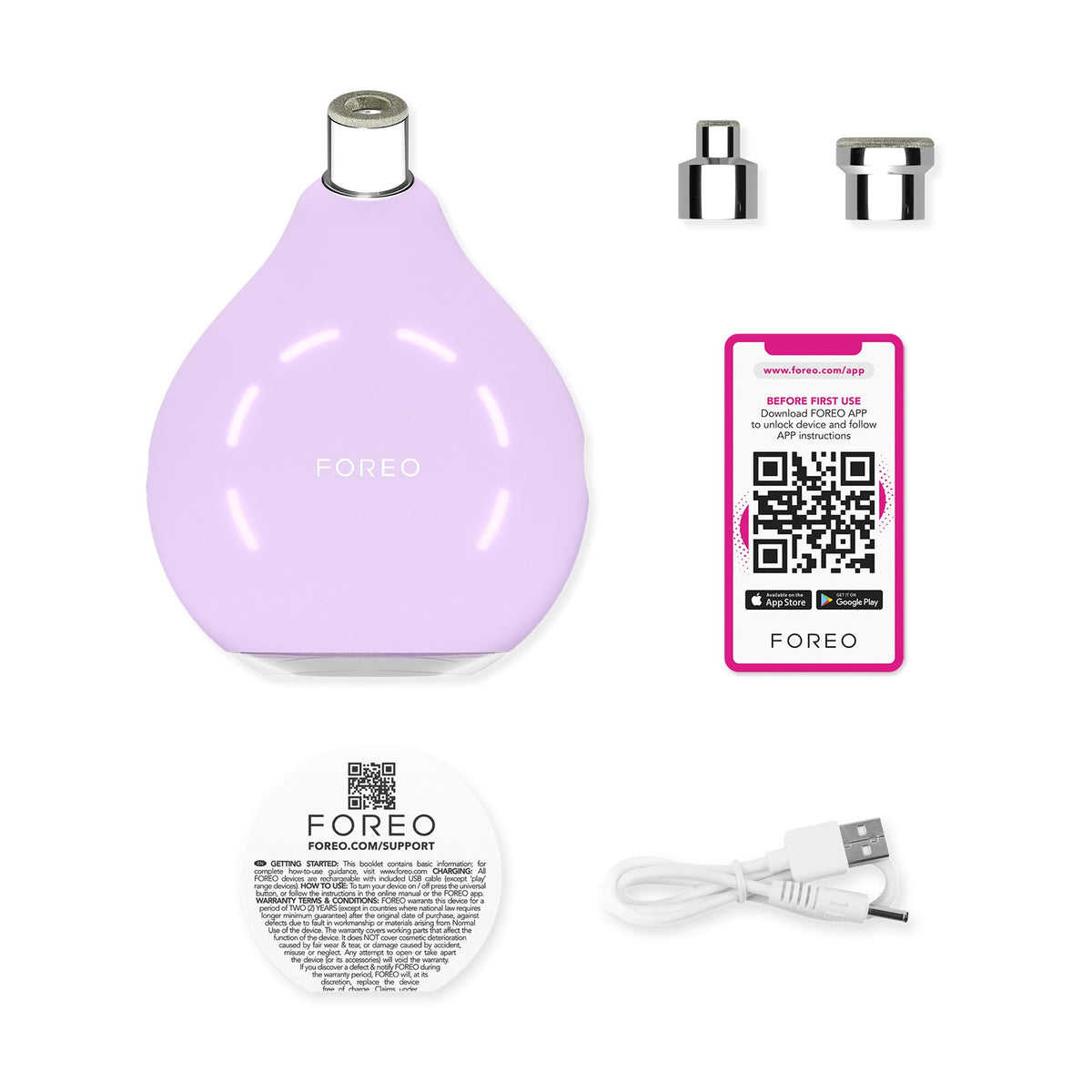FOREO KIWI Derma– Limpiador facial electrico – Succionador puntos negros – Microdermoabrasion con punta de diamante – Eliminación granos e poros – Limpieza profunda poros
