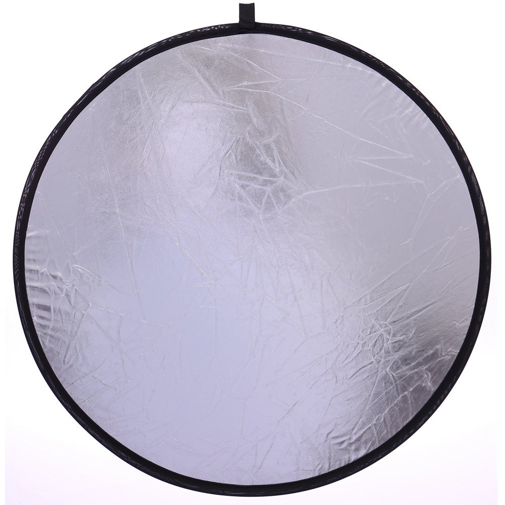 43" / 110cm 5-in-1 Collapsible Multi-Disc Round Light Reflector with Bag - Translucent, Gold, Silver, Black and White