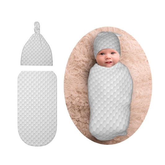 Juego de manta para recién nacido, diseño de pelota de golf, manta de recepción de bebé, divertida comida, suave, para bebé, regalo para bebé, baby shower, bebé