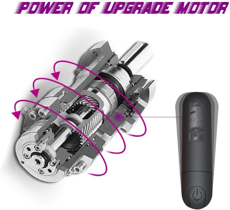 Vibrador Bullet Mini Inalámbrico de Silicona Negro con 10 Modos Impermeable y Recargable para Mujer