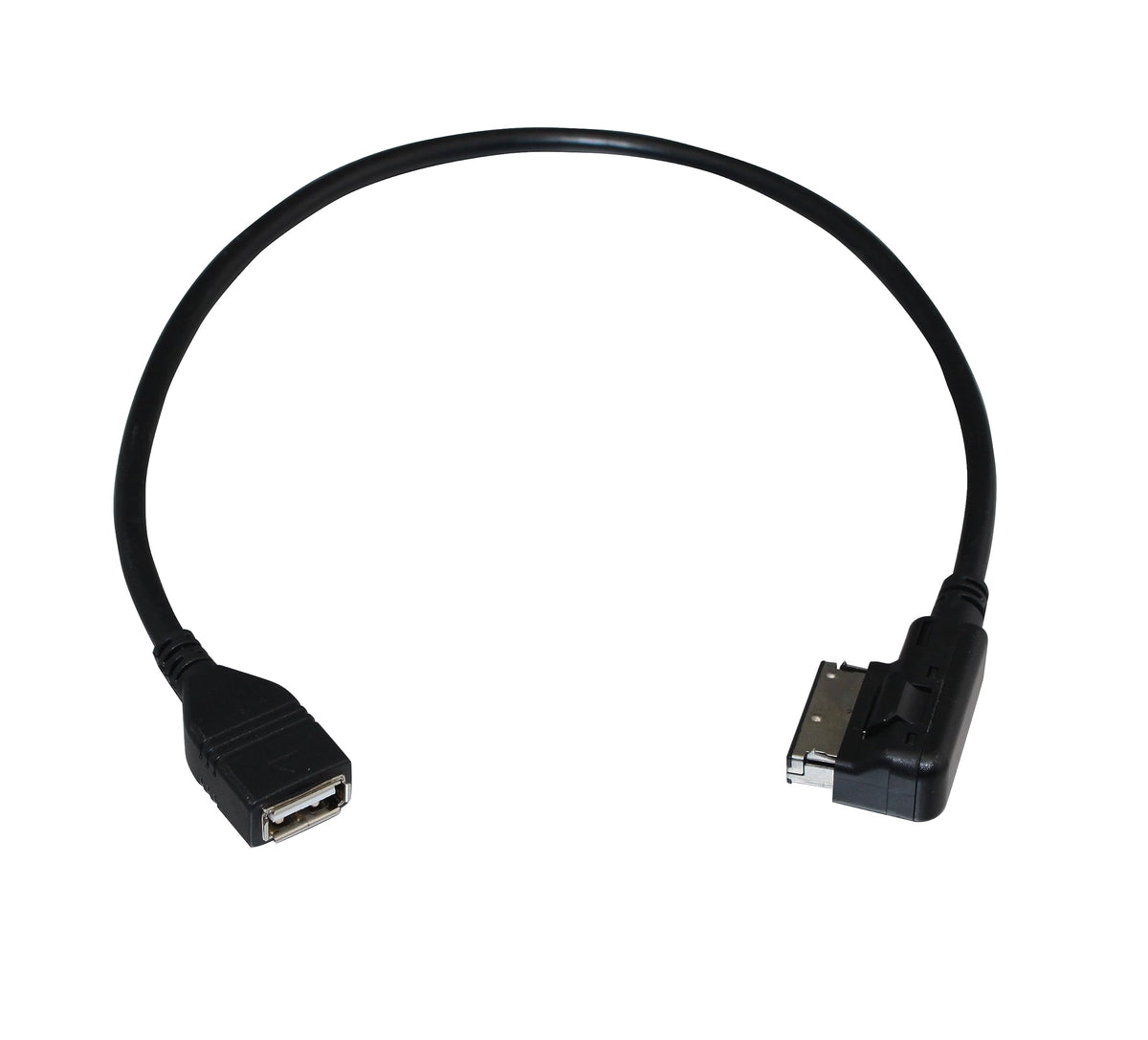 Cable USB Audi AMI Negro Compatible para Accesorios de Audio en Coche