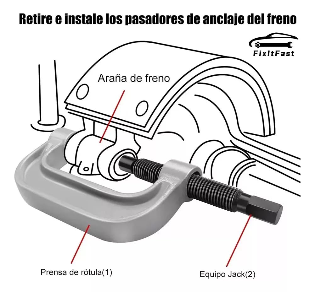 FINYQBET Heavy Duty Ball Joint Press & U Joint Removal Tool Herramientas de extracción de juntas de bola de alta resistencia y herramientas de extracción de juntas en U