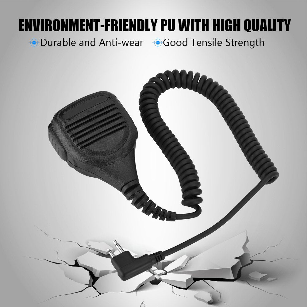 Micrófono Universal Eboxer Negro Original con Auricular para Walkie Talkie