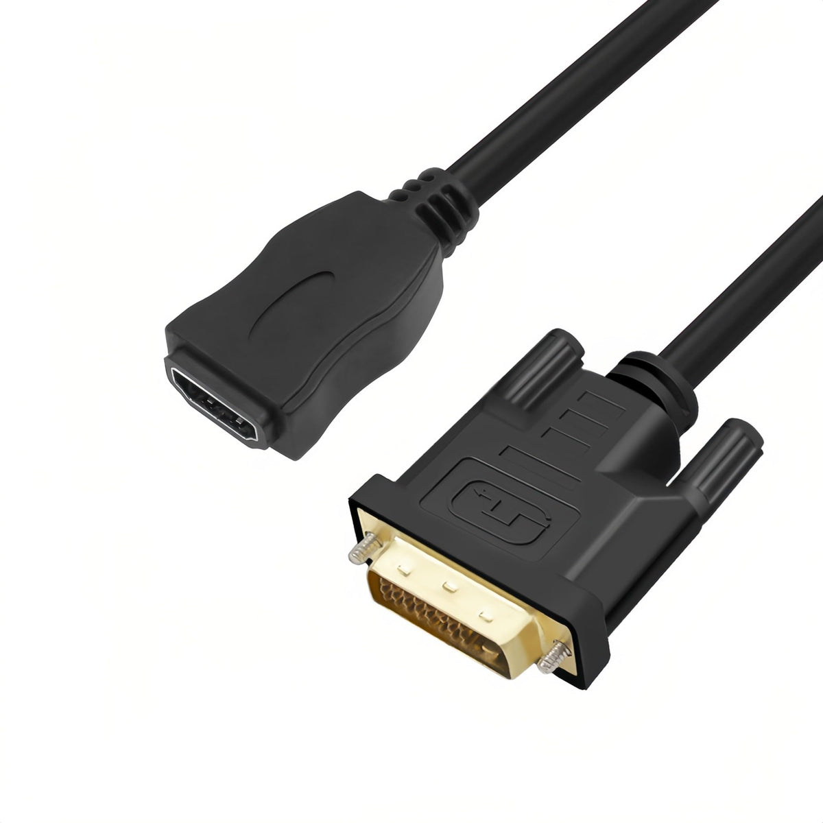 Adaptador de Cable HDMI a DVI MMOBIEL Dorado Bidireccional 1080p Full HD 60Hz 0,3 m