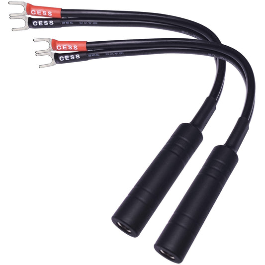 Adaptador de Cable para Altavoz CNCESS 002S TS de 1/4 Pulgadas Pala Pequeña