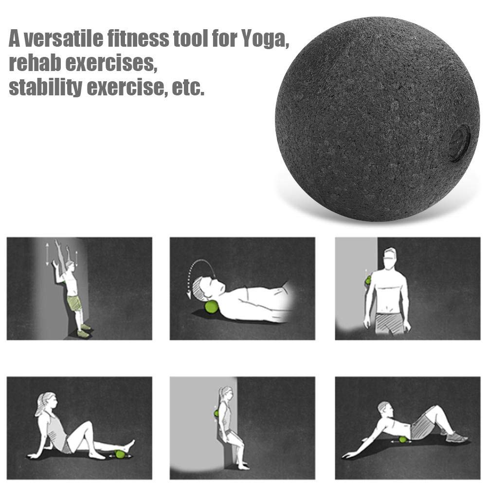 Dilwe Massage Roller Ball, Quality EPP Yoga Foam Massage Roller and Ball Set Suited for Myofascial Release, Trigger Point Therapy and Deep Tissue Massage