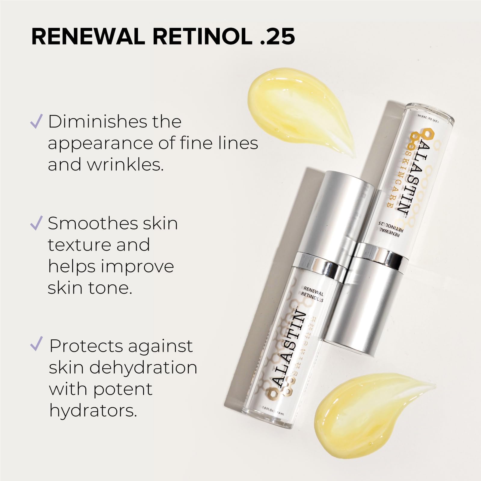 Suero Facial Alastin Renewal Retinol .25 Alta Eficacia para Rejuvenecer la Piel