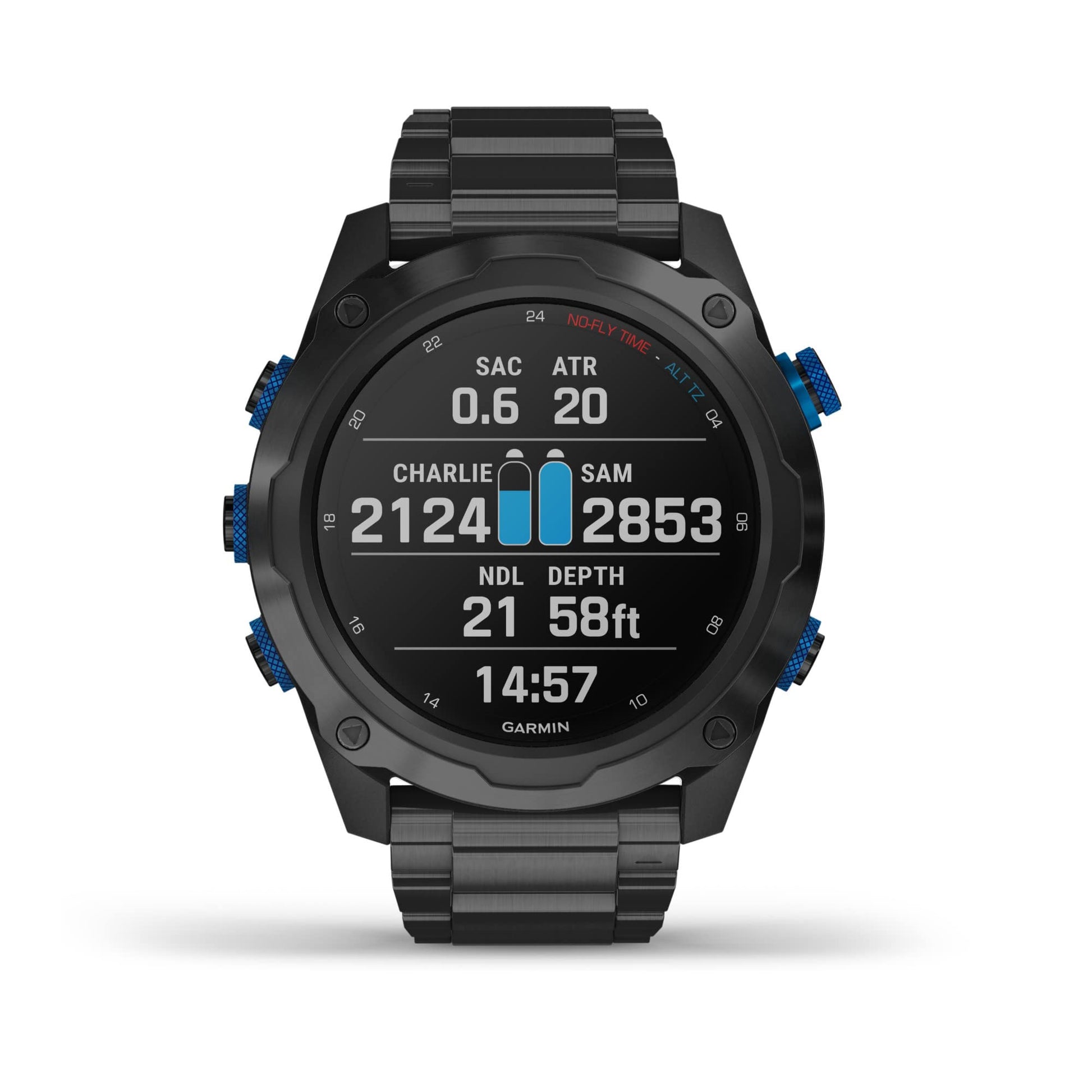 Garmin Descent Mk2i Negro Correa Titanio 52 mm T1 Bundle
