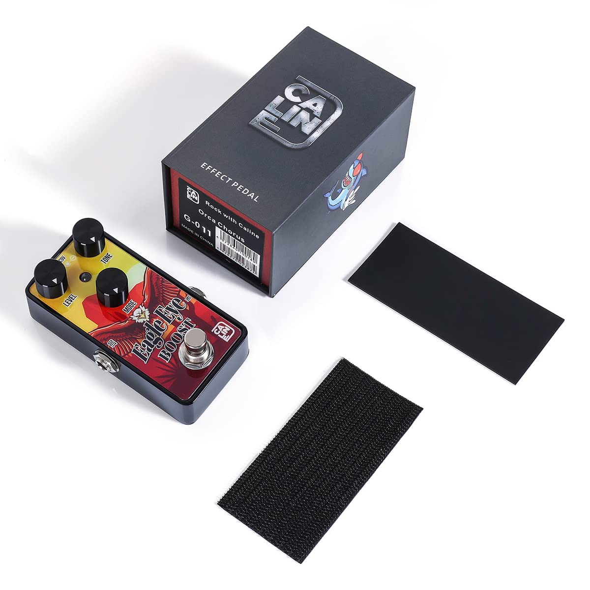 Caline Mini pedal de refuerzo de guitarra G Series G011 Clean Booster Pedal para guitarra eléctrica, True Bypass