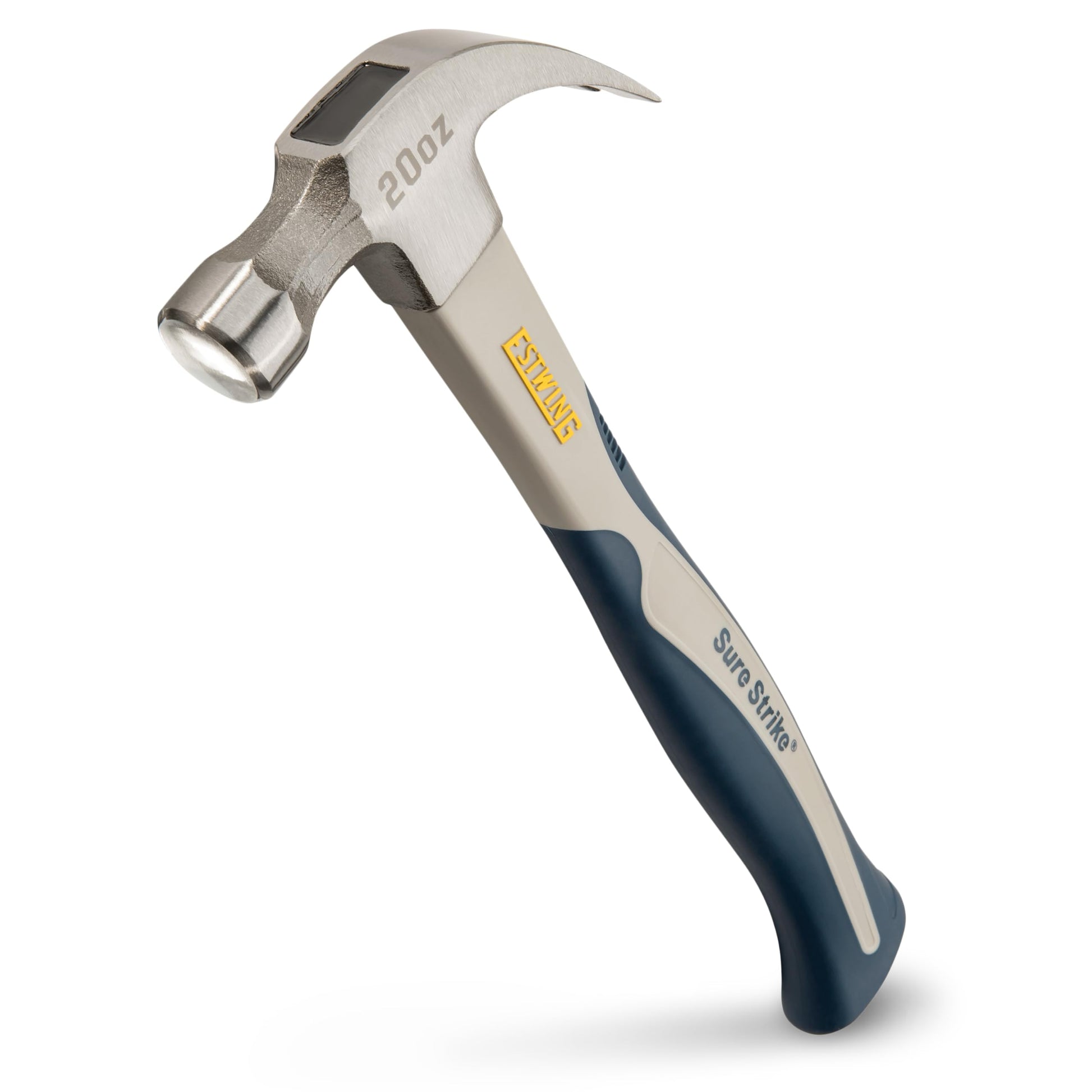 Martillo de Garra Curvado Estwing Sure Strike Fibra de Carbono 20 Onzas Cara Lisa