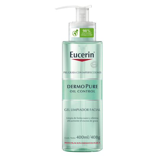 Eucerin Gel limpiador facial piel grasa imperfecciones , 400ml