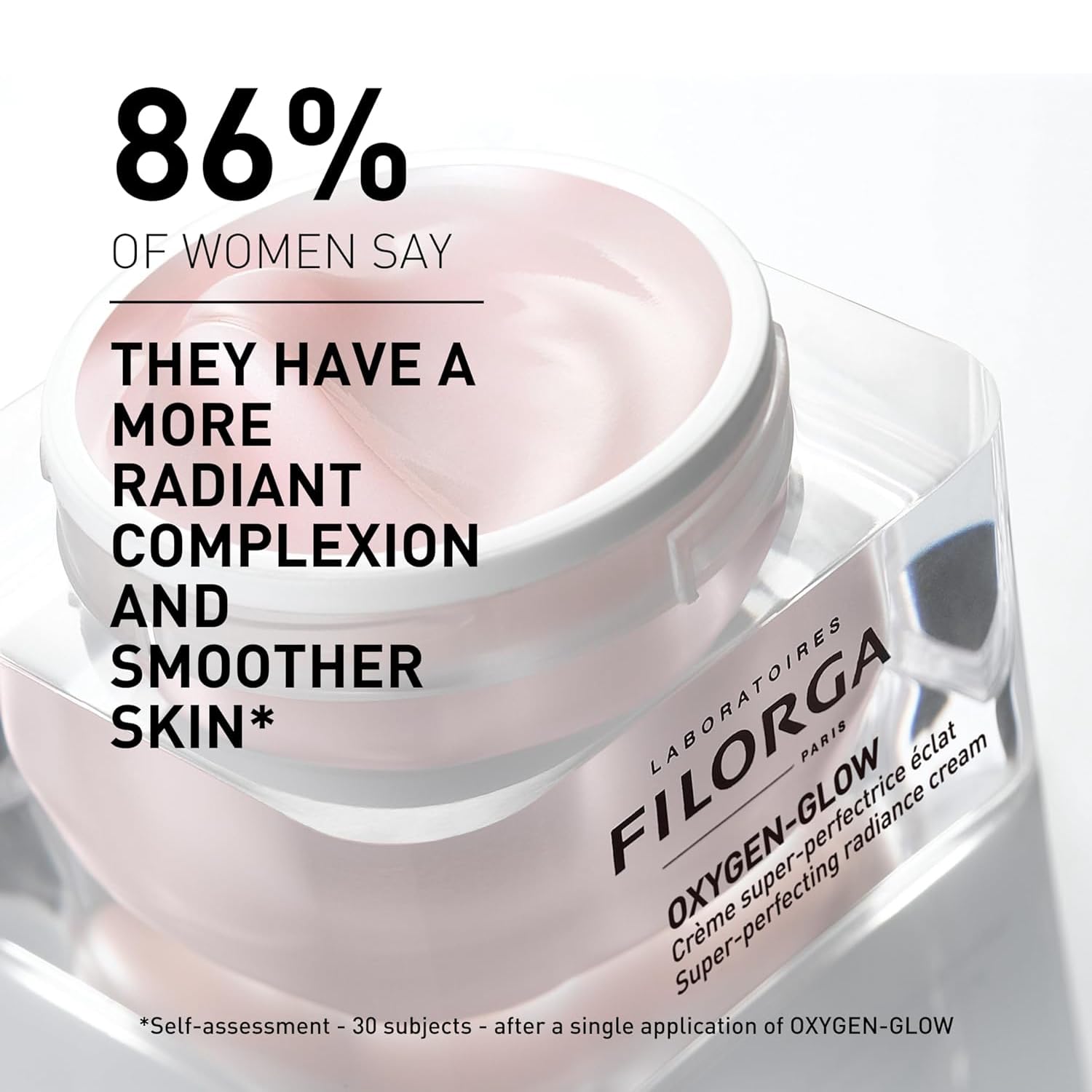 Oxygen-Glow Super-Perfecting Radiance Crema Diaria para la Piel, Tratamiento Hidratante con un Impulso Hidratante de Ácido Hialurónico y Enzimas Desintoxicantes para una Cara Impecable