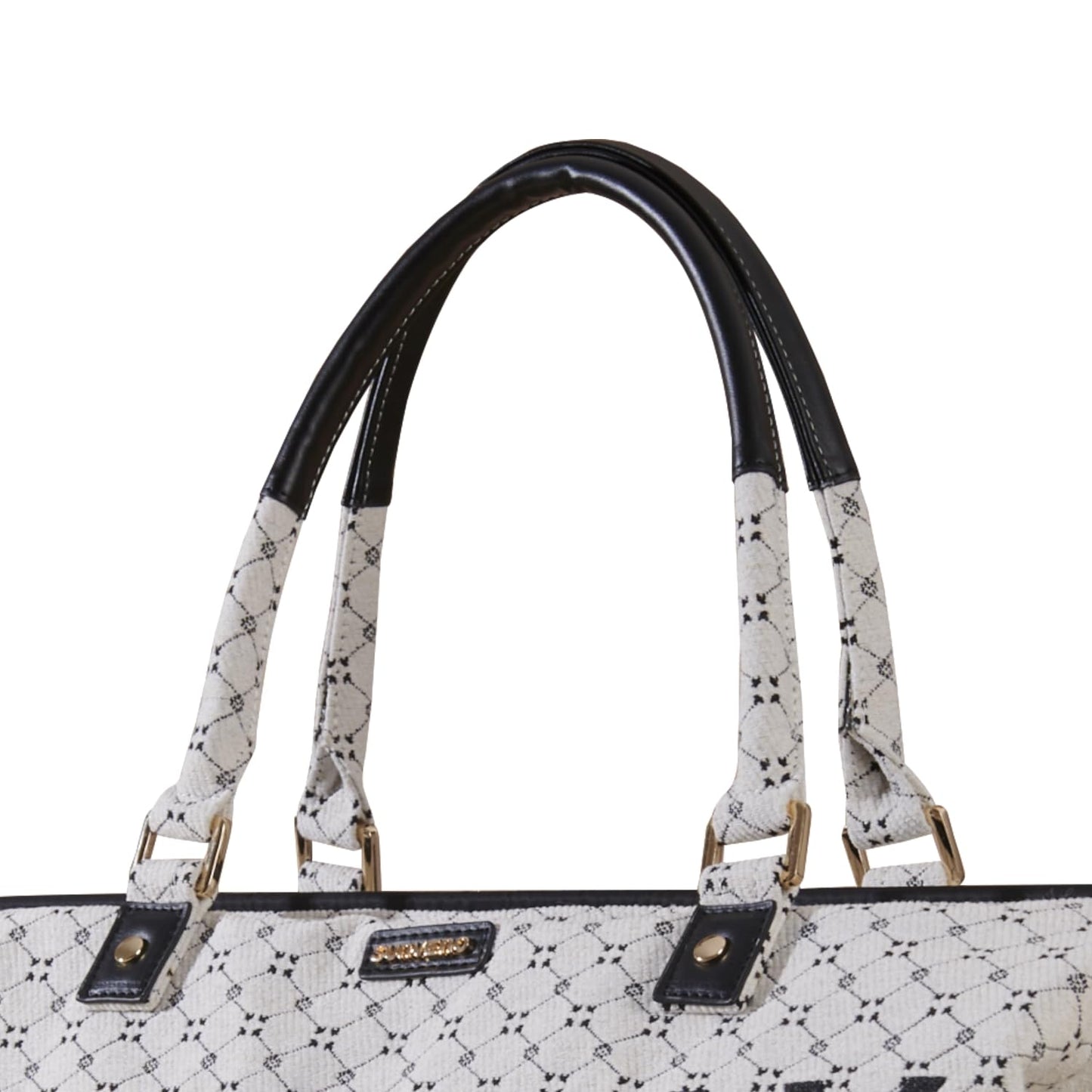 SUNVENO - Bolsa de viaje para mujer, bolsa de viaje para mamá, bolsa de pañales de gran capacidad, color blanco, Blanco