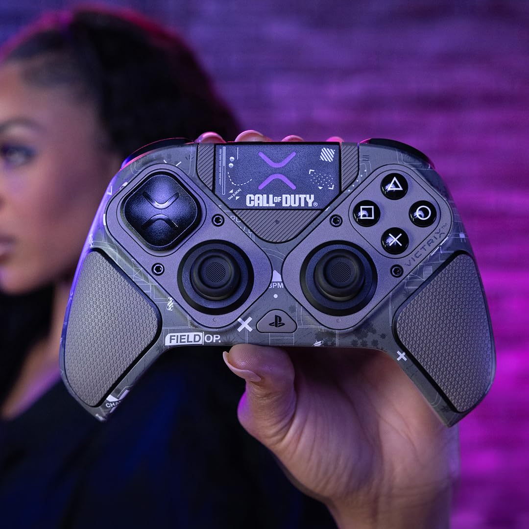 Controlador Inalámbrico PDP Victrix Pro BFG para PS5 PS4 PC Modular Esports en Negro para Gaming Profesional