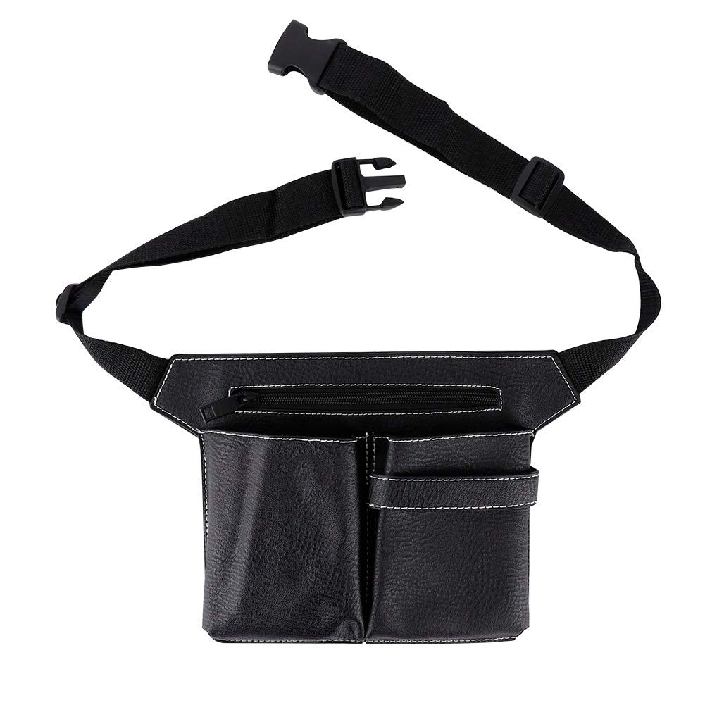 Bolso de Cintura del Peluquero Salon Barber Shears Riñonera, Peluquero Profesional Corte de pelo Cinturón Bolsa Peluquería Salon Tijeras Funda con Funda
