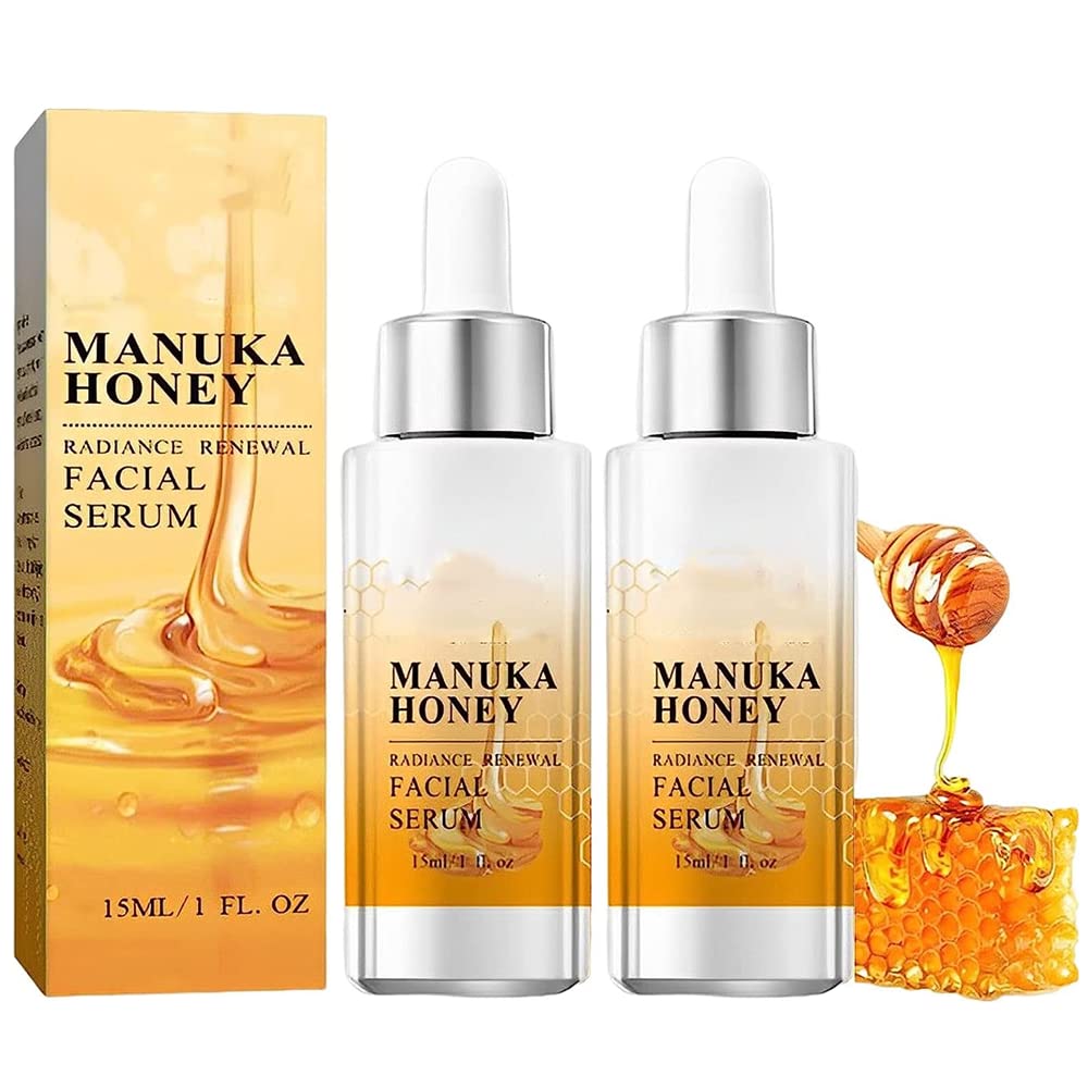 Serum Manuka Honey para Piel Radiante y Sin Arrugas - 2 unidades - Hidratante y Antienvejecimiento - Crazylife Serum Antiedad ideal para pieles maduras.