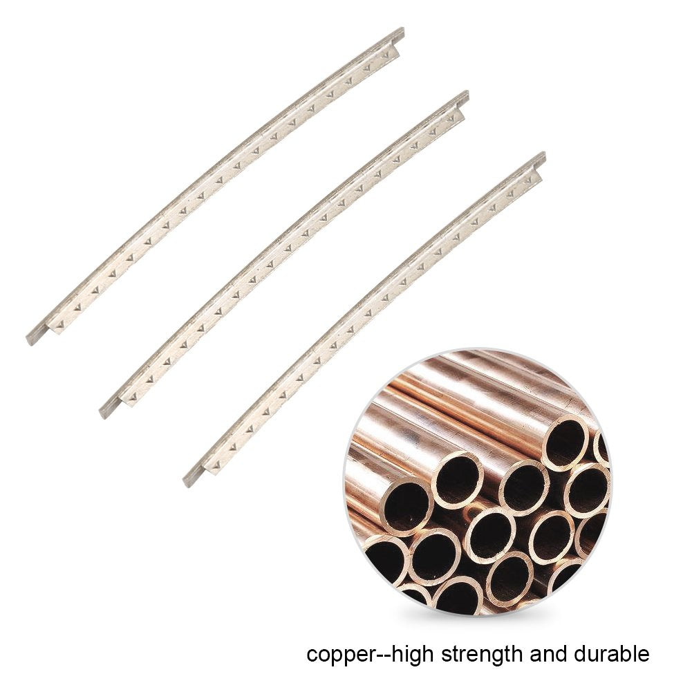 Juego de 24 cables de traste, alambre de cobre de 2,2 mm para guitarra eléctrica