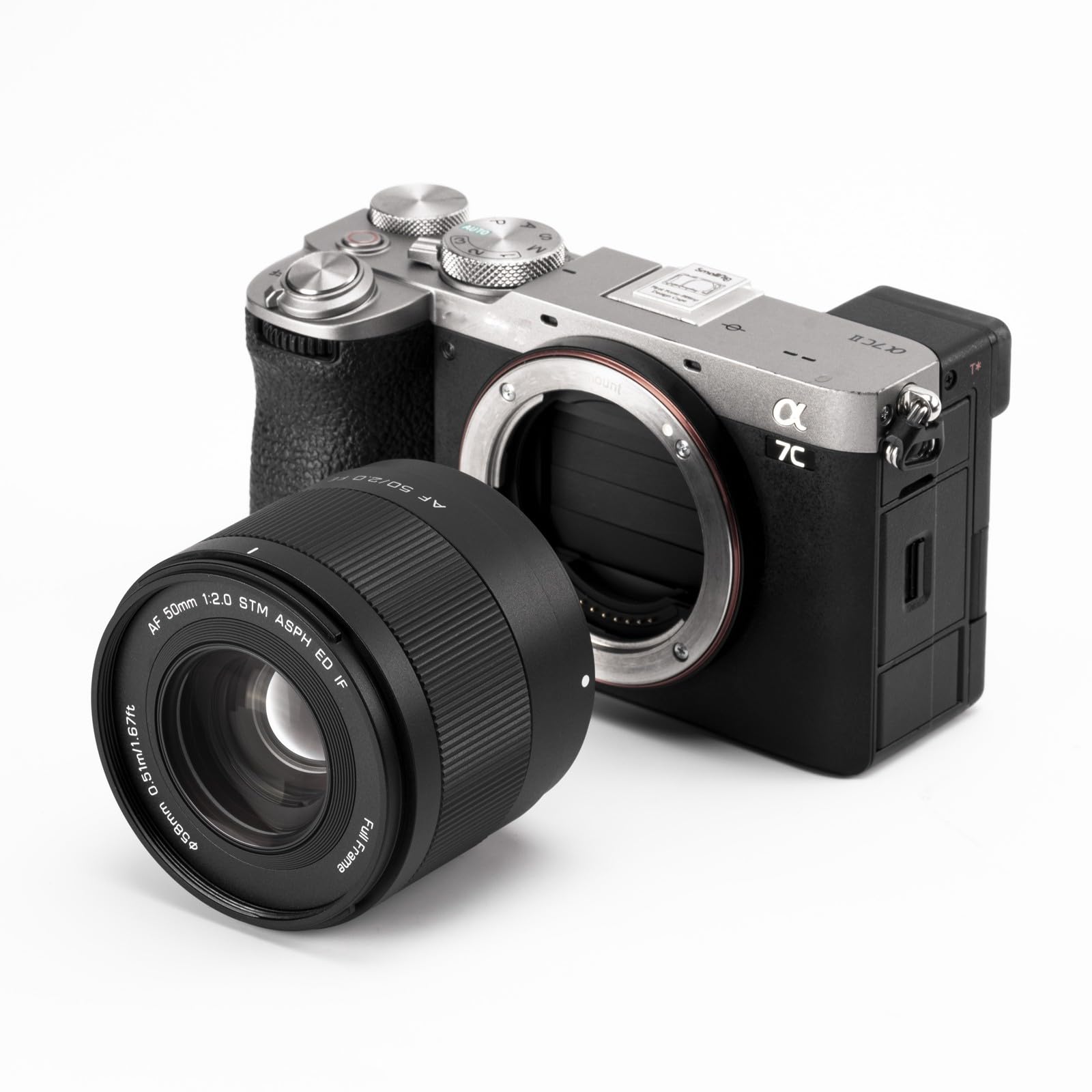 VILTROX 50mm F2.0 Montura FE Objetivo fijo STM de enfoque automático de gran apertura y fotograma completo para Sony con montura E cámaras A7C A7ll A7RlI A7SIII A7III A7RIII A7IV A7RIV A9 A1 FX3 A7RV