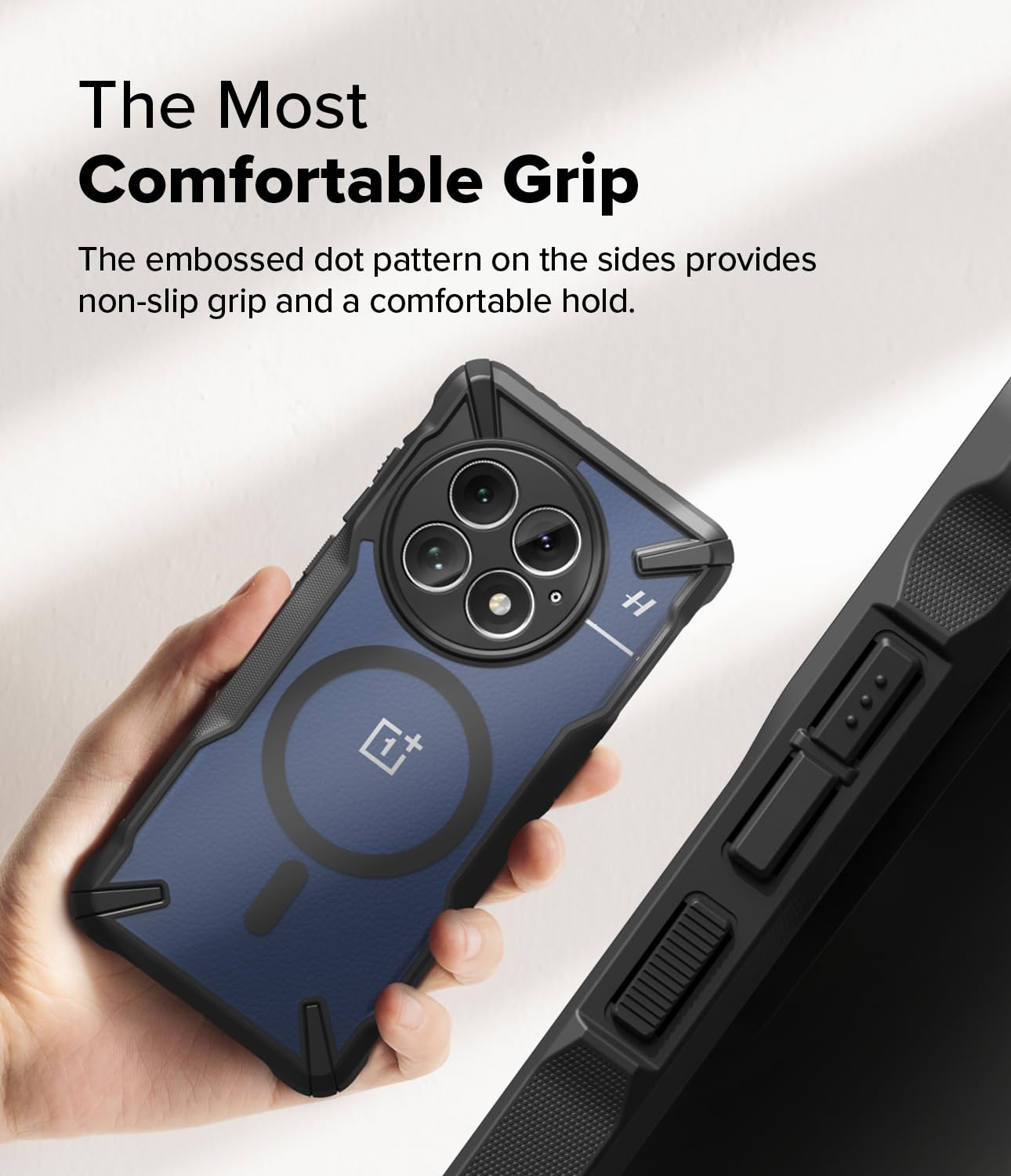 Funda Ringke Fusion-X Black Compatible con MagSafe y Resistente a Impactos para OnePlus 13
