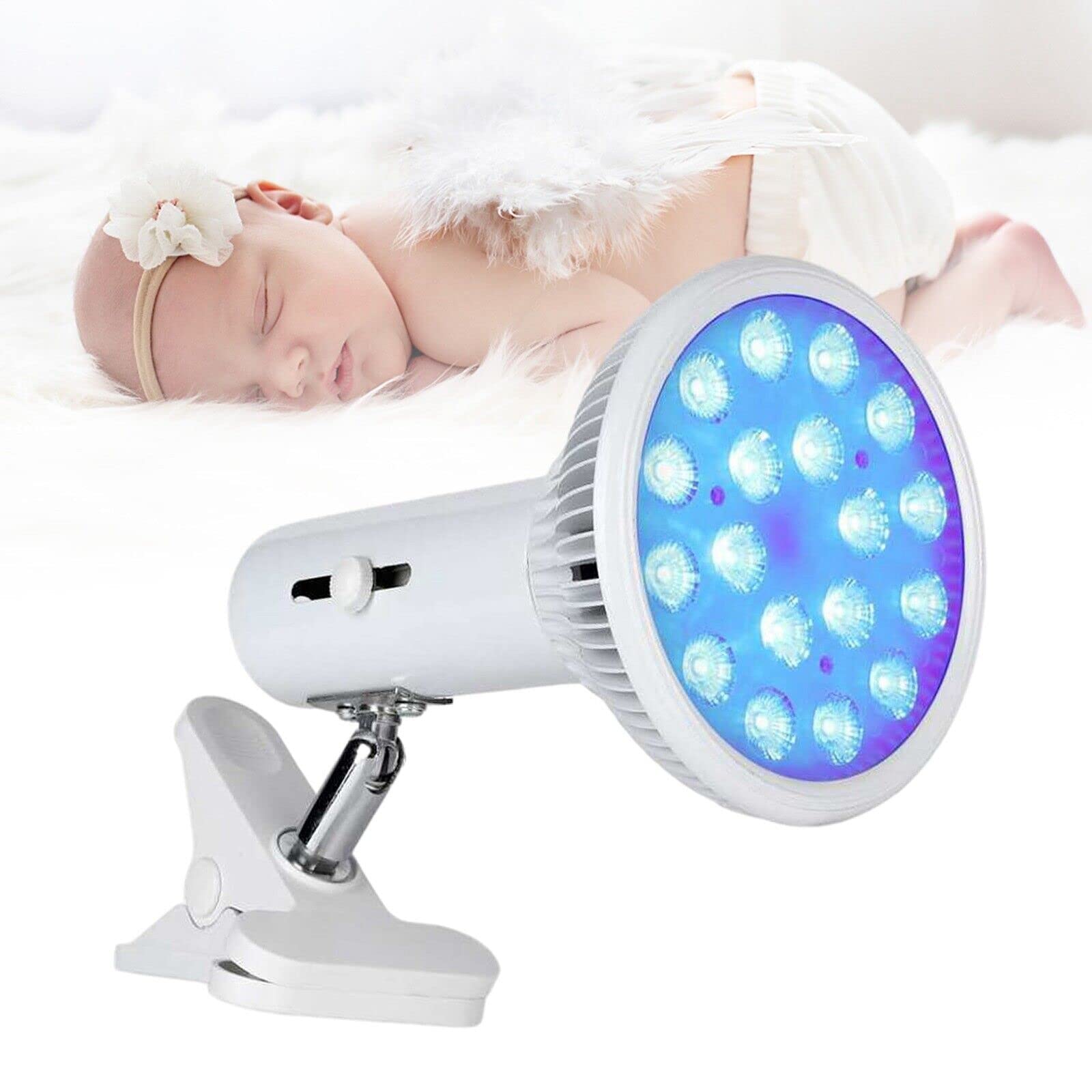 Lámpara Terapia De Luz Stickfrease Azul Portátil con 18 Chips Led para Bebé Recién Nacido