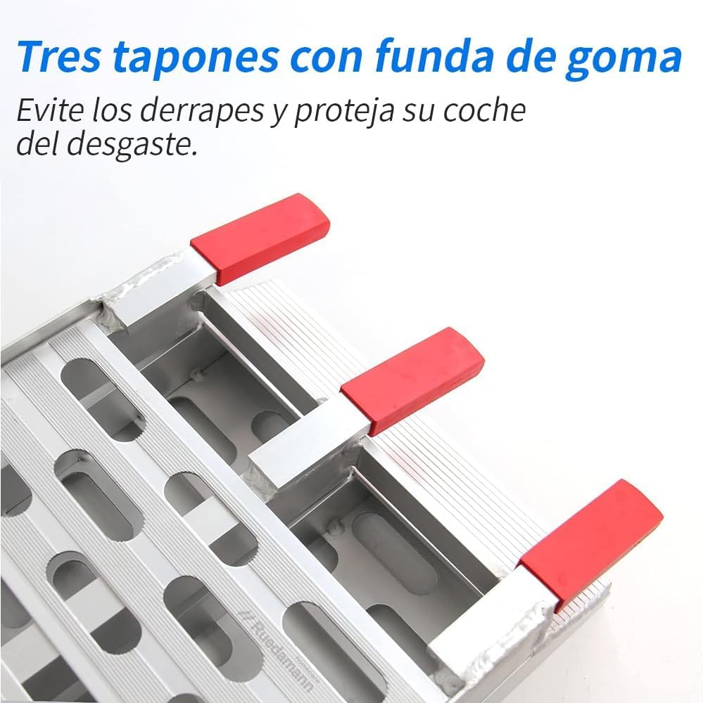 BOBOJIIIER Rampa Plegable De Aluminio para Motocicleta/Cuatrimoto ATV, Capacidad De 550KG 1200Libras, 222,5 x 28 x 5 cm para Motocicletas, Bicicletas, UTV, ATV, Camiones y Equipos de Jardinería