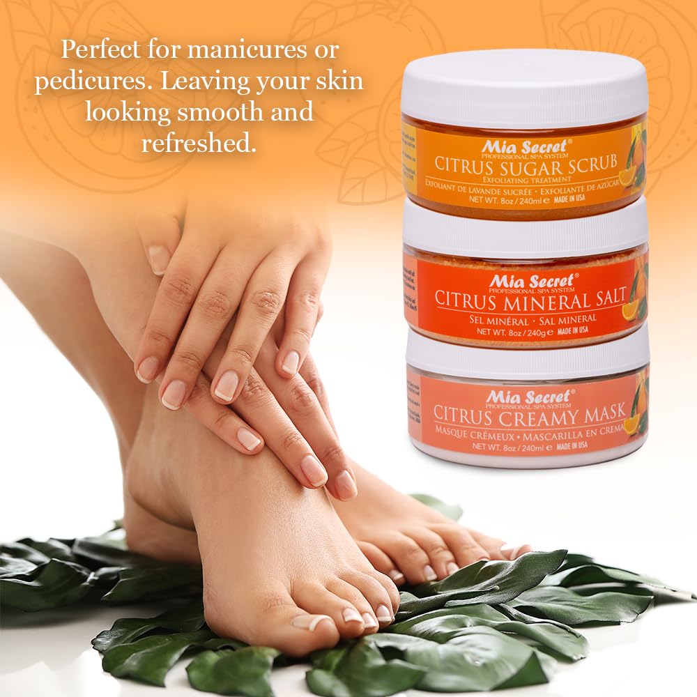 Exfoliante Corporal Mia Secret Citrus Revitalizante y Refrescante