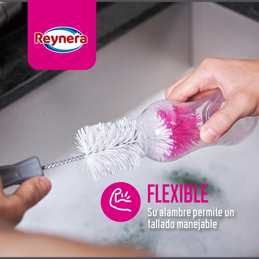 Reynera Cepillos para Termos Vasos Limpia Botellas y Popotes