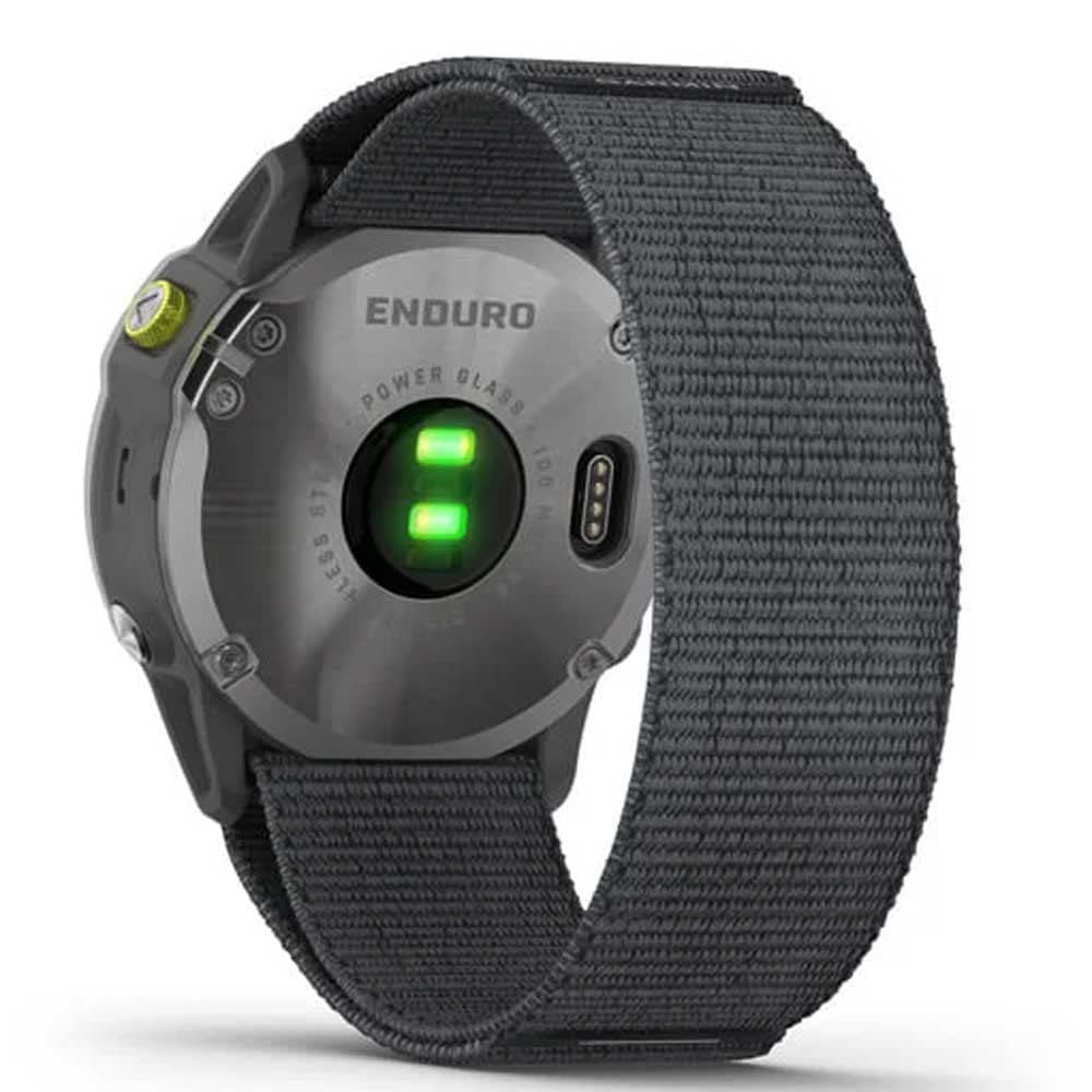 Garmin, Enduro Acero con Banda Nailon Gris