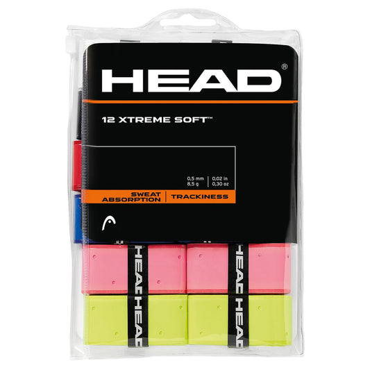 Head XtremeSoft Sobregrip, paquete de 12, mixto