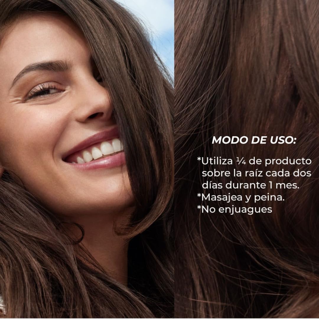 Set Triple Acción Yves Rocher ANTI-CAÍDA: Shampoo Fortalecimiento y Densidad Cabello + Ampolletas Estimulantes Crecimiento con Fructanos Agave y Lupino Blanco