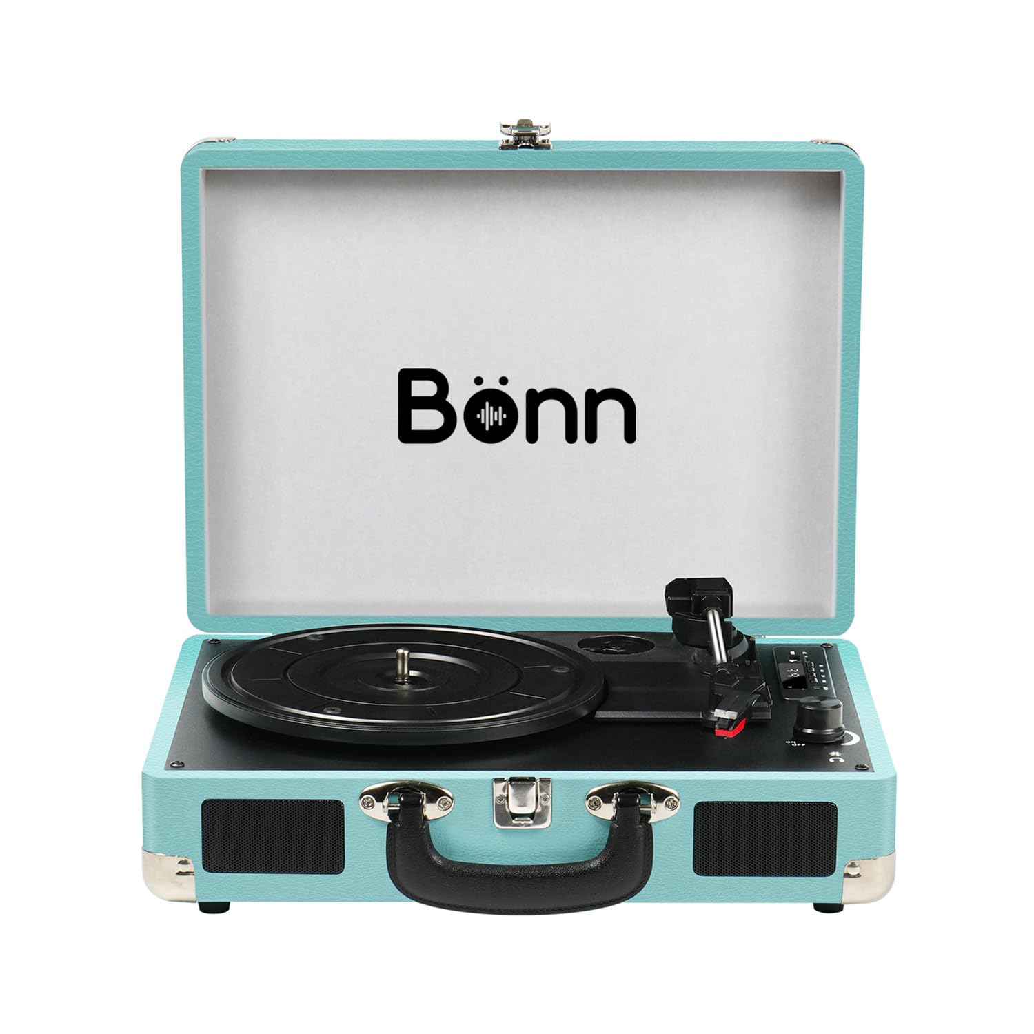 Bonn Maleta Tocadiscos Bluetooth (Azul)