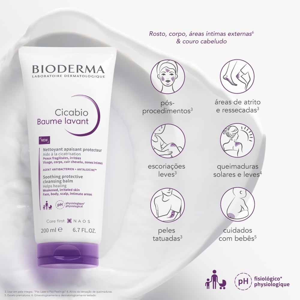 Bioderma | Cicabio Baume Lavant, 200 ml