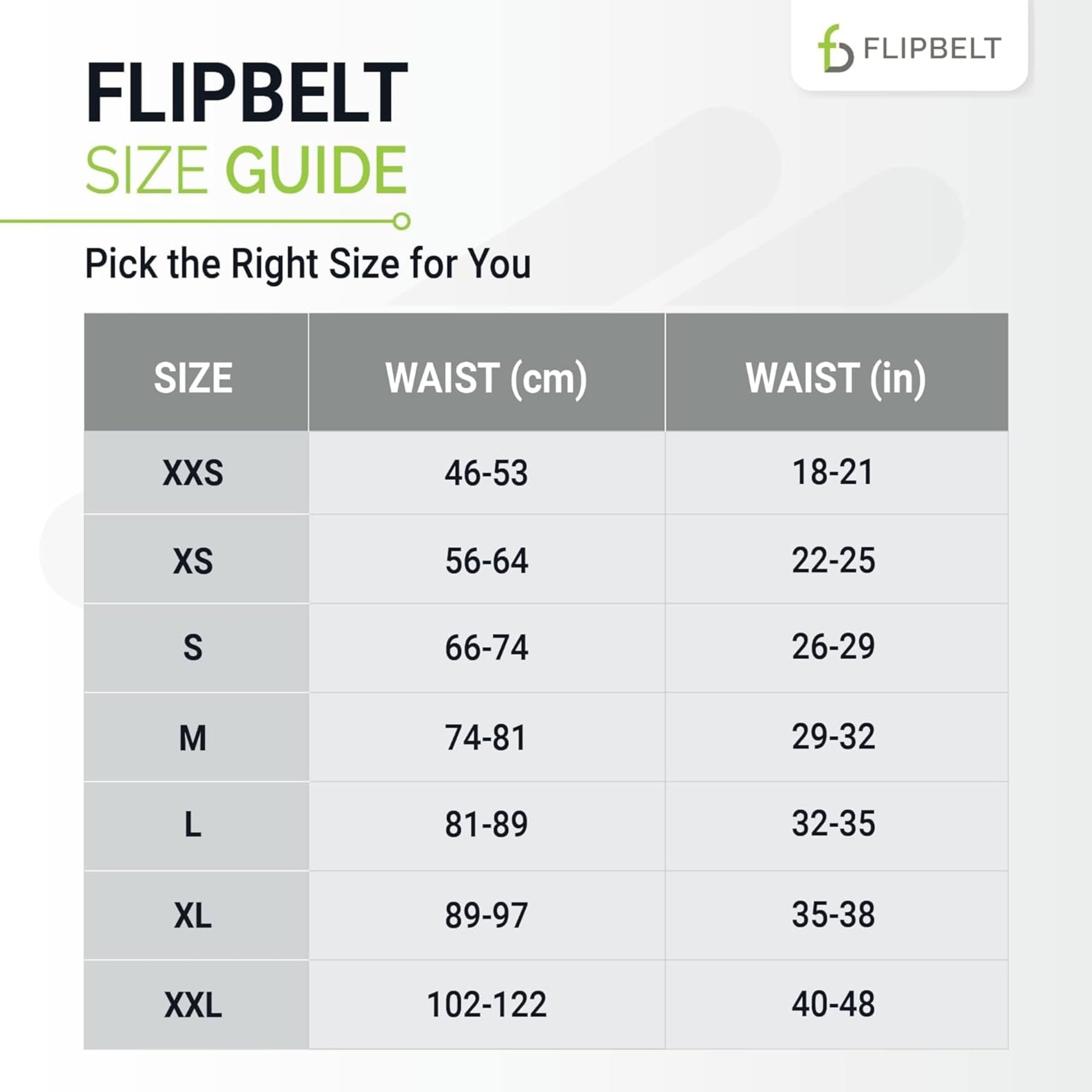 Cinturón Clásico FlipBelt Carbono XXL para Correr y Llevar Teléfono y Accesorios para Mujer y Hombre