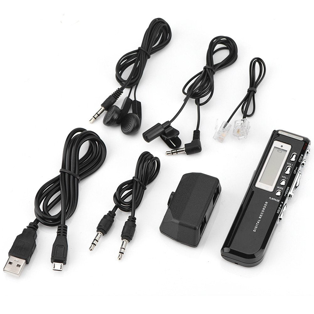 Grabador de Voz Digital Tosuny 8 GB Multi-Idioma Portátil Mini