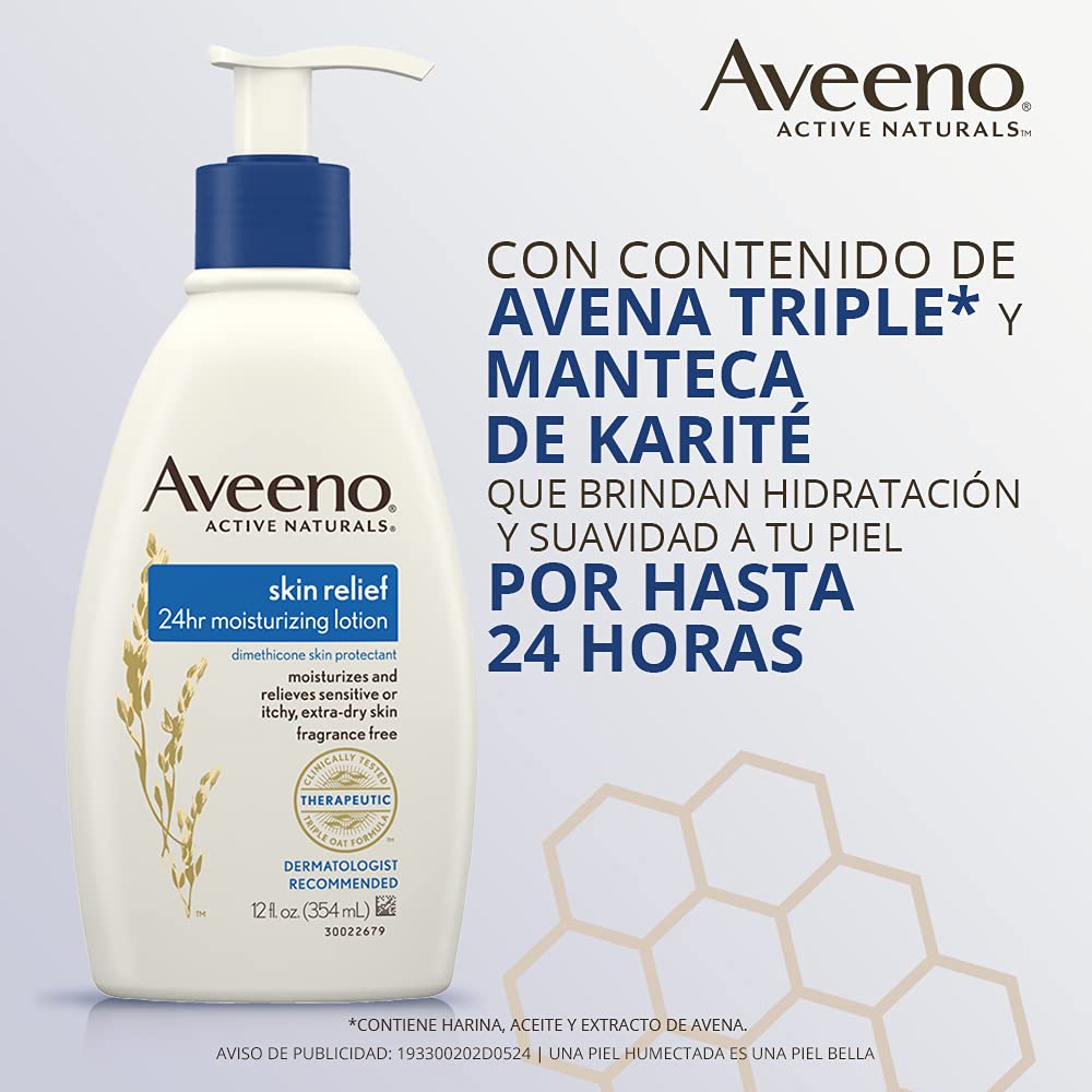 Crema Corporal Aveeno Skin Relief 354 Ml