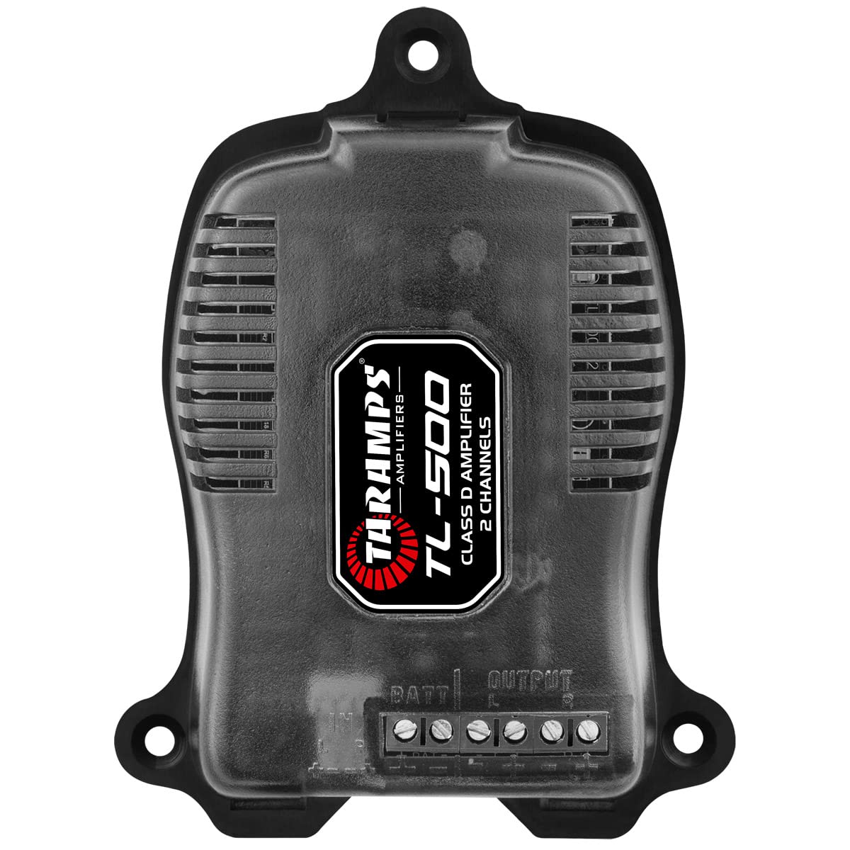 Amplificador de Auto Taramps TL-500 2x50 Watts RMS Mini Compacto Full Range 2 Canales Clase D 2 Ohm Estable