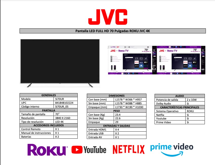 JVC SI70UR