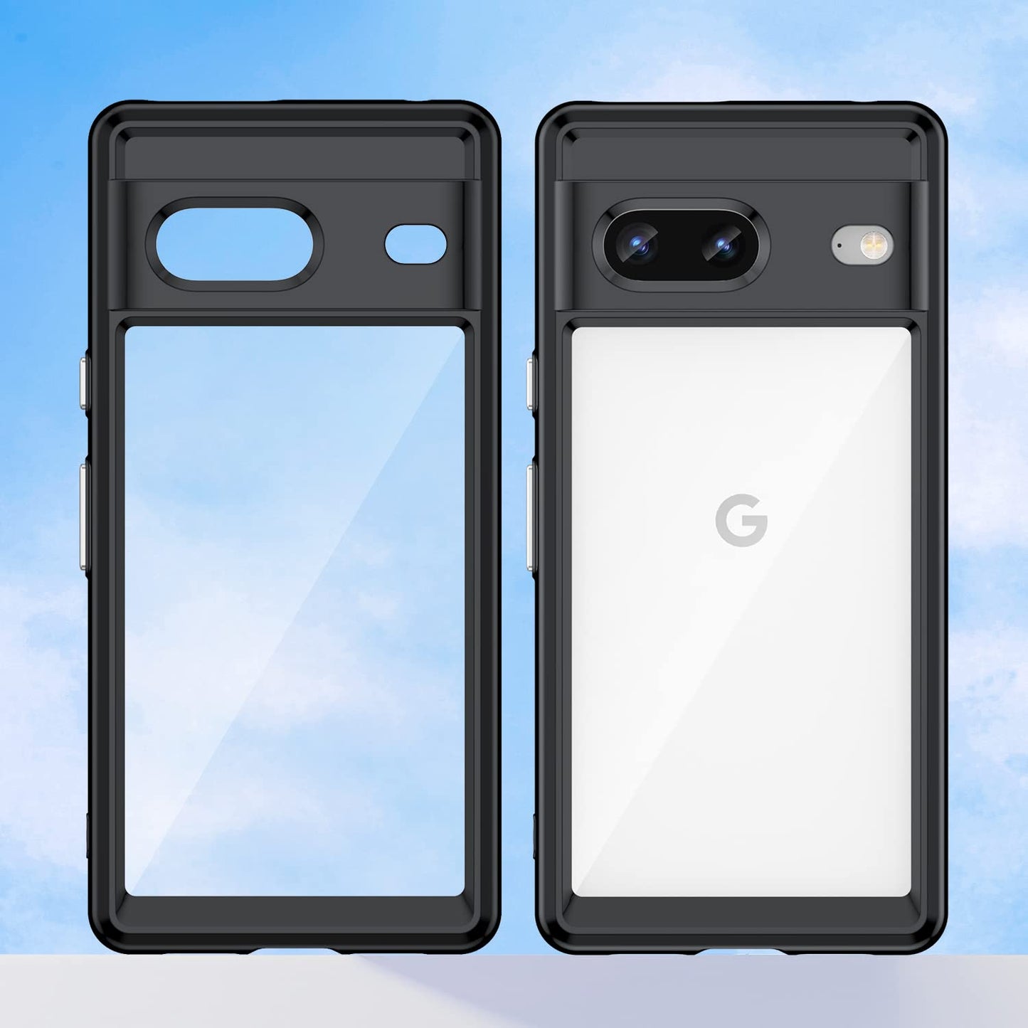 Funda Acrílica Transparente PENGPAI Google Pixel 7 Uso Rudo Antiarañazos Antigolpes 6.3 Pulgadas