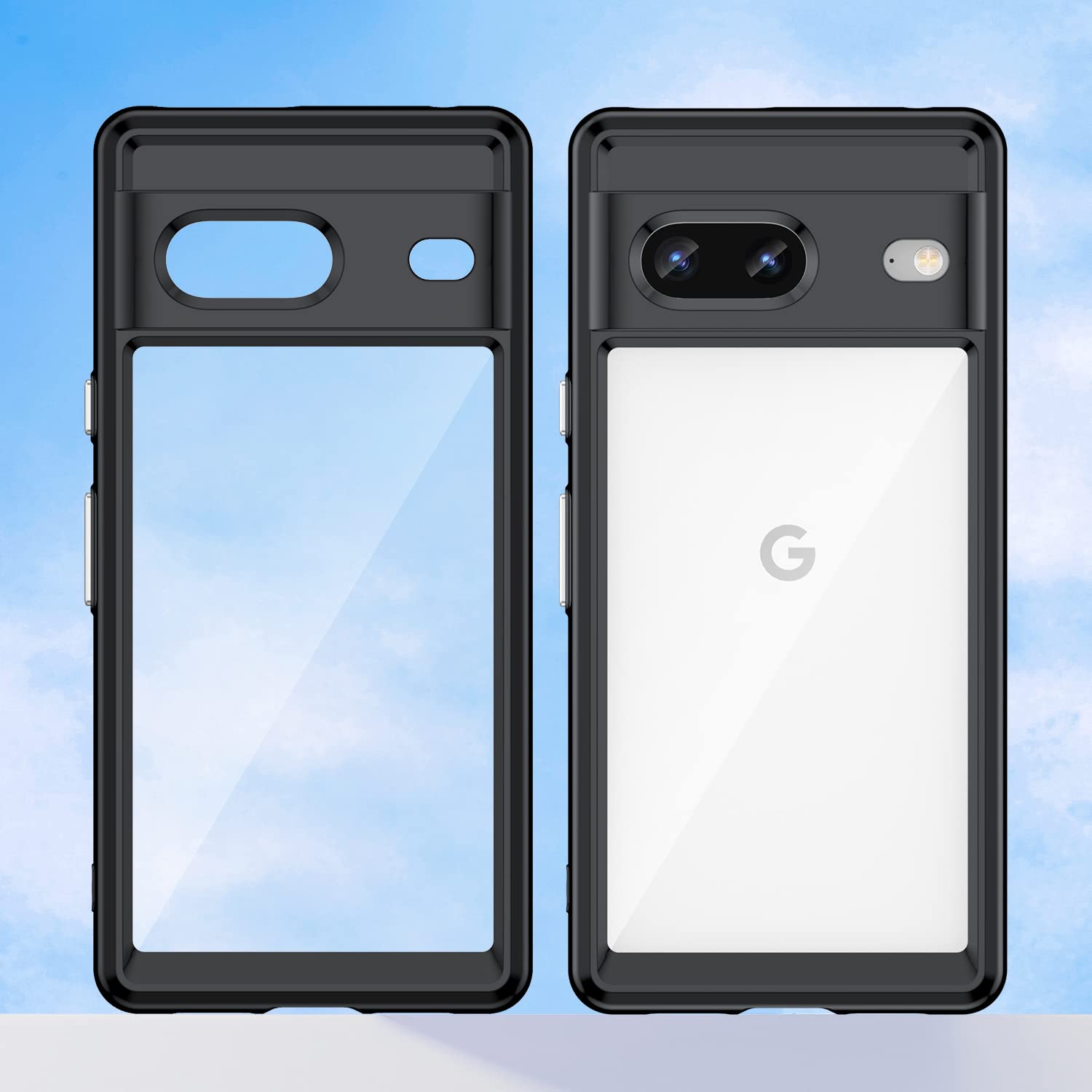 Funda Acrílica Transparente PENGPAI Google Pixel 7 Uso Rudo Antiarañazos Antigolpes 6.3 Pulgadas