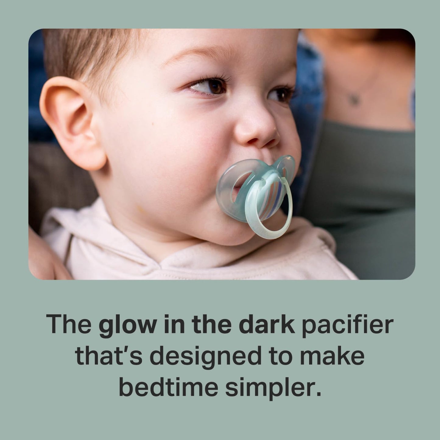 Chupones Tommee Tippee Azul Arcoiris Que Brillan en la Oscuridad Diseño Simétrico Silicona sin BPA 6-18 Meses 6 Unidades