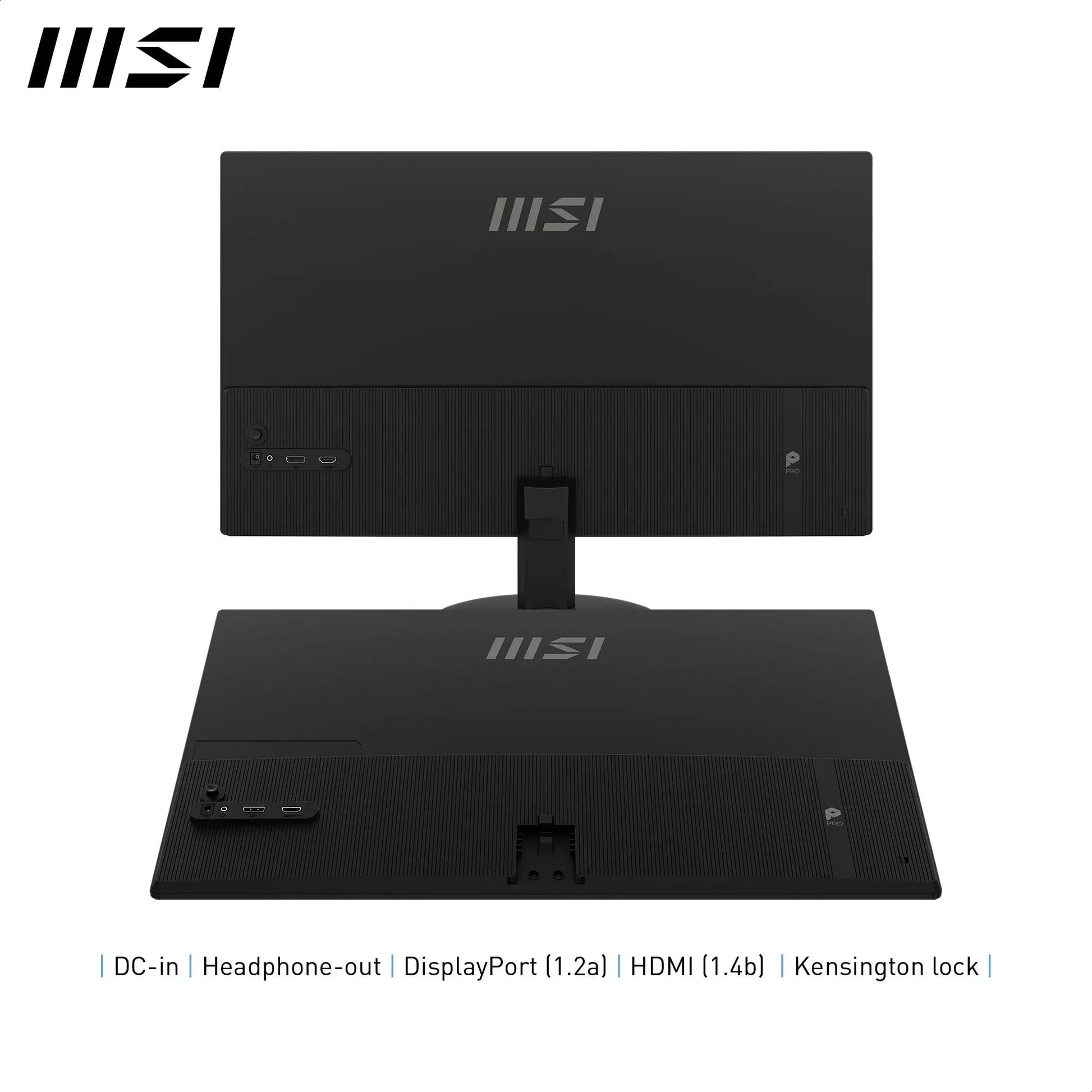 MSI PRO MP272L Monitor de oficina FHD de 27 pulgadas, panel IPS de 1920 x 1080, sin marco de 4 lados, frecuencia de actualización de 100 Hz, pantalla amigable con los ojos, inclinación ajustable, HDMI