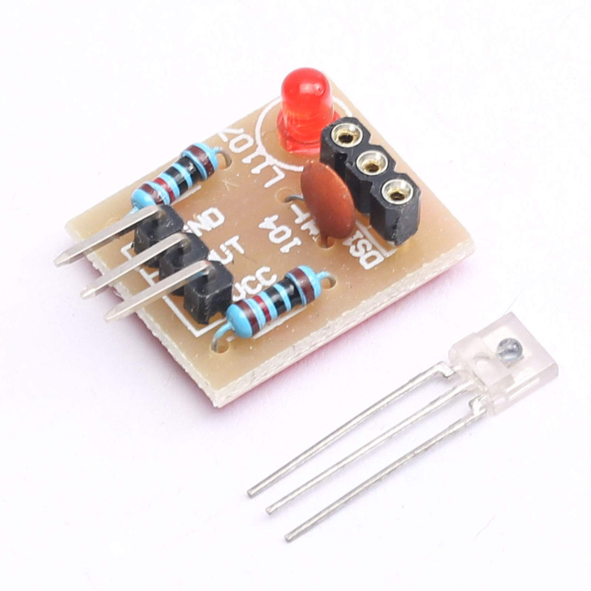 Módulo Sensor Láser DEVMO Arduino Tubo Receptor Transmisor Placa no Modulado