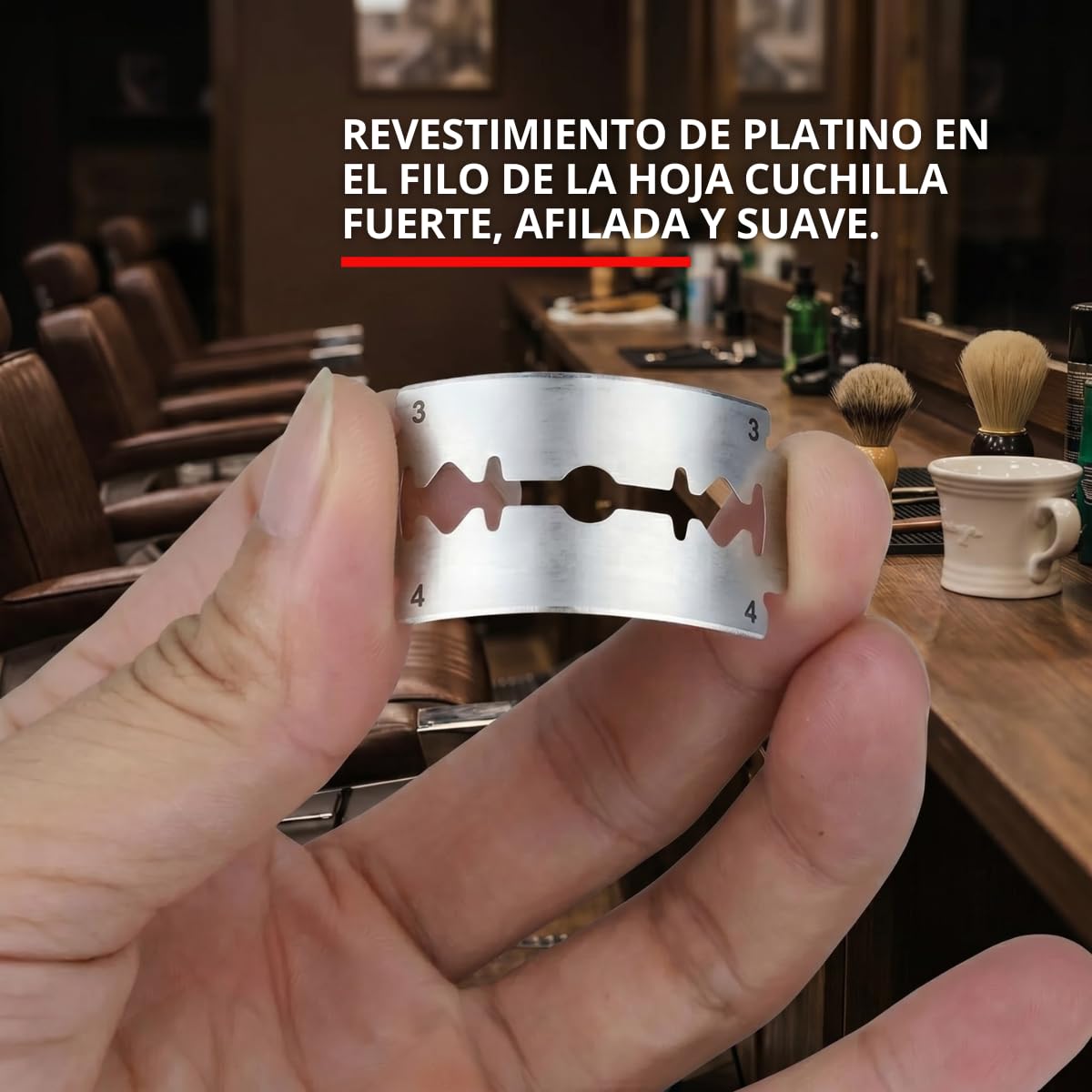 500 Navajas de Repuesto Para Rastrillo de Doble Filo Para Afeitado Barba Bigote Cuchillas de Acero Delgadas Set Hojas de Navajas Seguras Afeitar