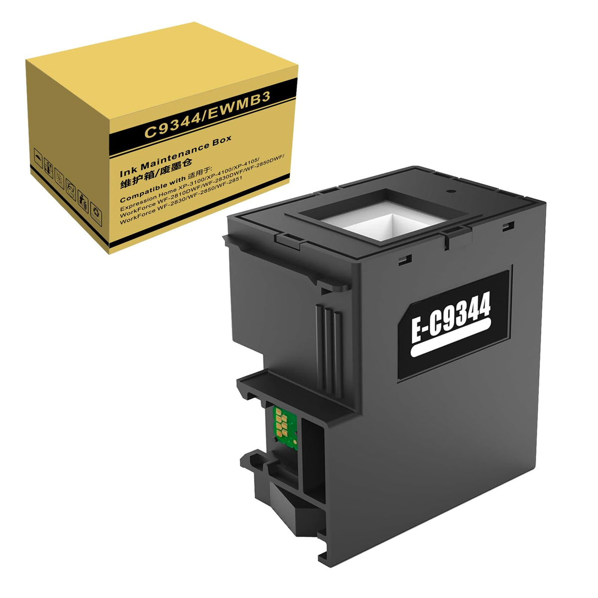 Caja de Mantenimiento Dikarsum EWMB3 para Impresora negra compatible con Expression Home y Workforce