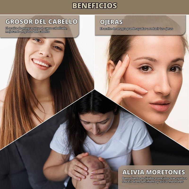 The Organic Forest – VEGAN PURE NATURAL Usda Aceite Orgánico De Onagra - Aceite De Onagra 100% Puro Y Natural Para La Piel Y La Cara - Aceite Transportador Líquido Para Mezcla De Aceites Esen