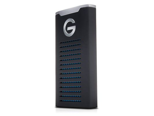 G-Technology 2TB G-Drive Mobile SSD Durable portátil Almacenamiento Externo – USB-C (USB 3.1), hasta 560 MB/s – 0G06054-1, Negro
