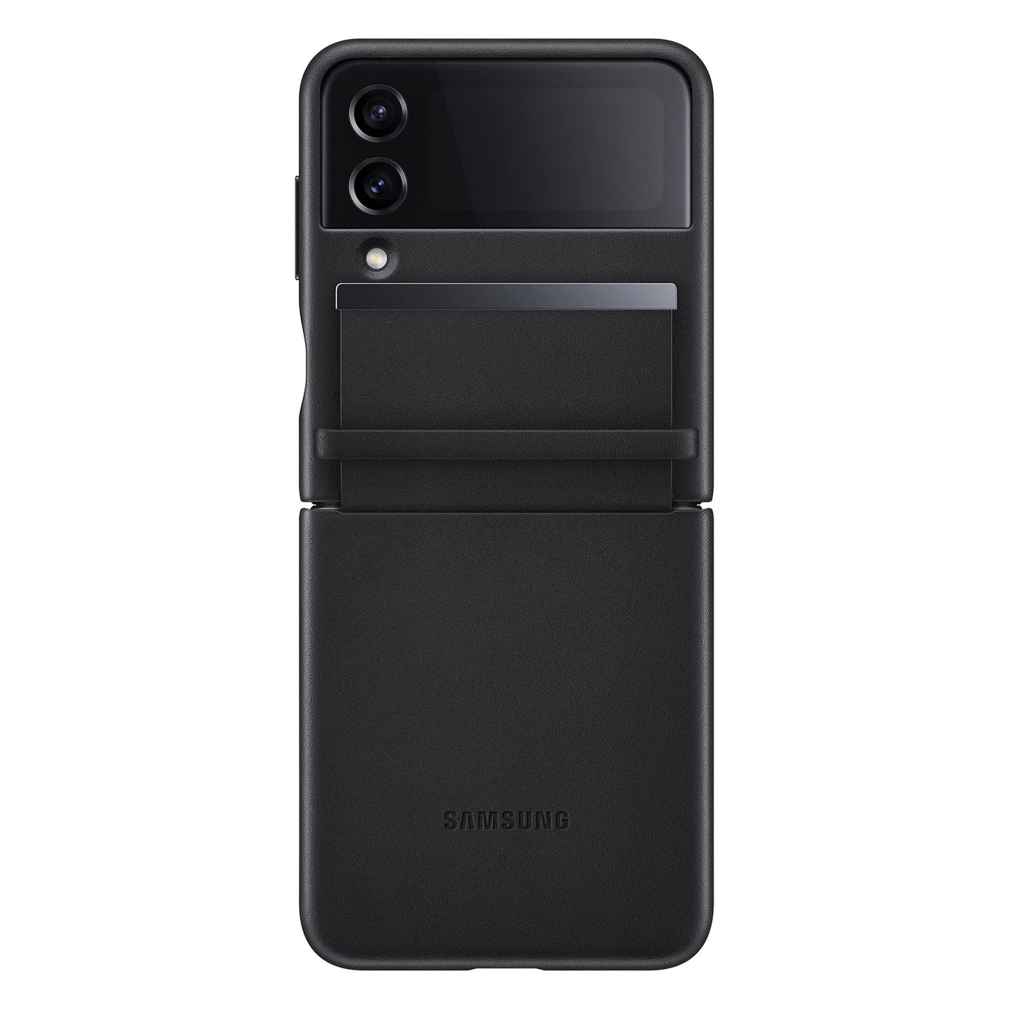 Funda de Cuero Flap Samsung Galaxy Flip 4 Negra