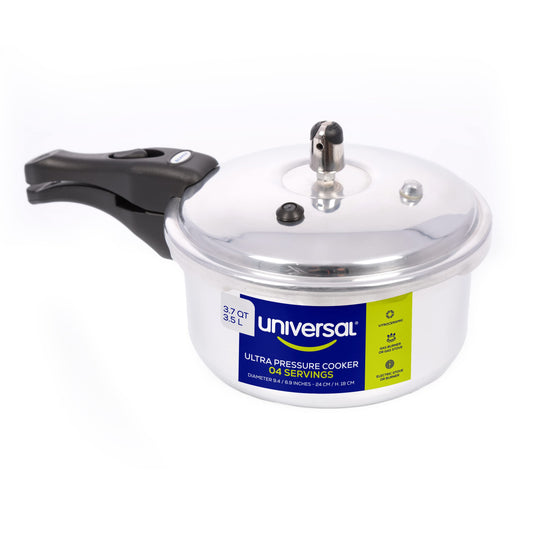 Olla de Presión Universal Aluminio Antioxidante Pequeña para 4 Porciones