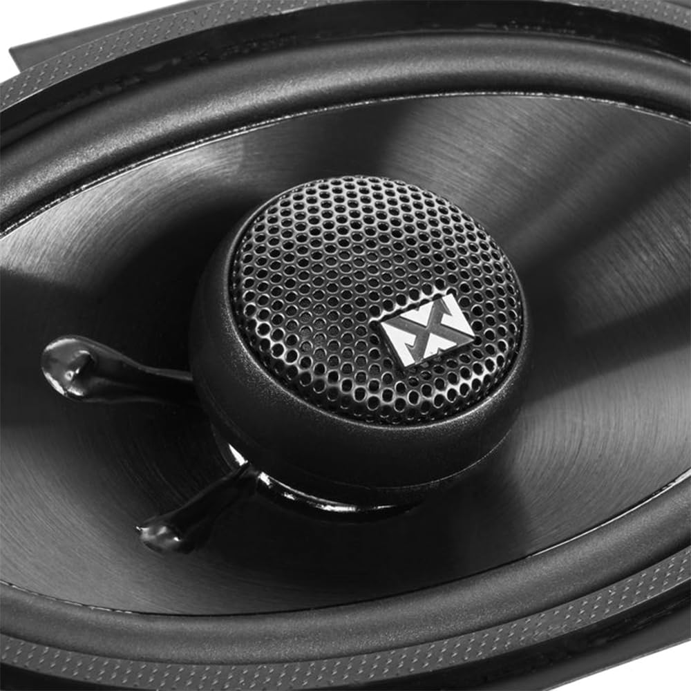 Altavoces Coaxiales NVX 4 x 6 Pulgadas con Tweeters de Cúpula de Seda