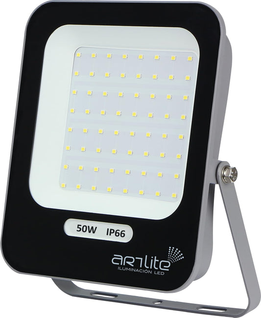 Arlite ARE-005 Reflector LED Smd Cuadrado, Negro